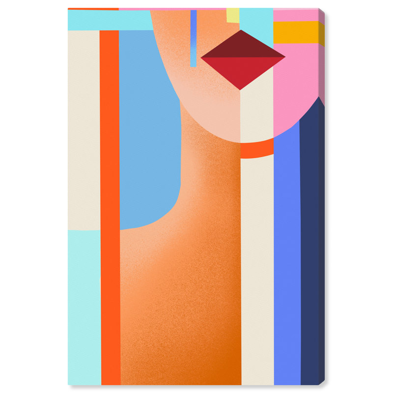 Abstract Shaped Lady III Print, Wrapped Canvas, 54" H x 36" W
