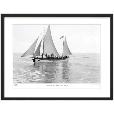Skegness, Sailing 1910 - Single Picture Frame Print