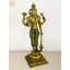 Statue de Vishnu en laiton fabriquée à la main, grande statue de style indou 20,5 po pour autel et salle de méditation