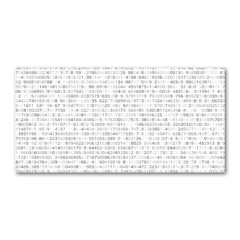 Binary Code - No Frame Print on Canvas