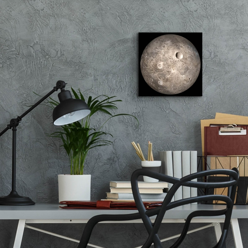 «Ceres Asteroid» par Epic Portfolio, art mural en verre acrylique, H 12 po x l 12 po x P 0,13 po