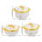 3Pcs Thermal Dish Set With Lids-549352531