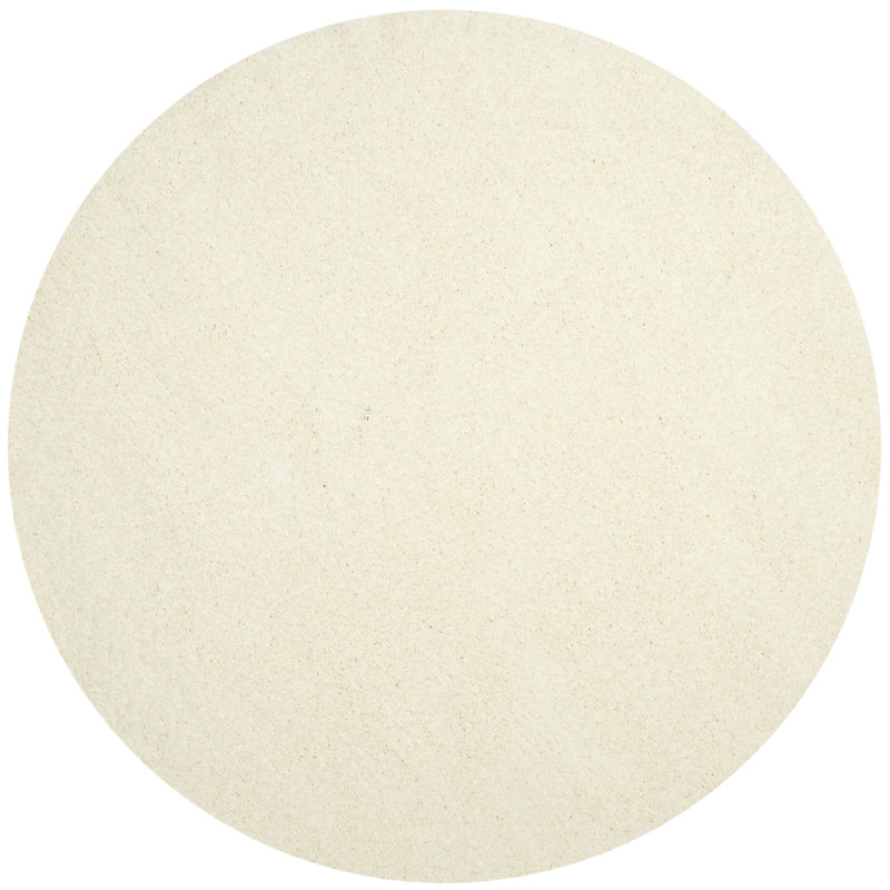 Frankmut Ivory Area Rug, Round 5'3"