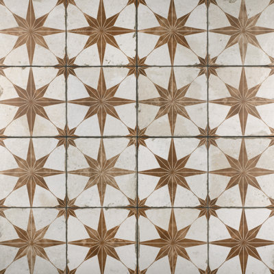 Kings 18" x 18" Ceramic Patterned Wall & Floor Tile