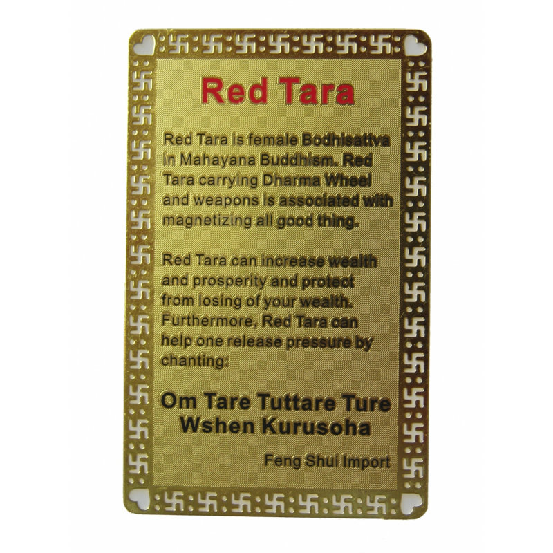 Décoration murale carte talisman Tara