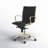 Naida Faux Leather Swivel Task Chair-1986453315-1986453310