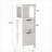 Cabinets | Freestanding Bathroom Floor Storage Cabinet, 2 Drawers 1 Open Storage Shelf, E1 Grade, snow white | MDF | Modern