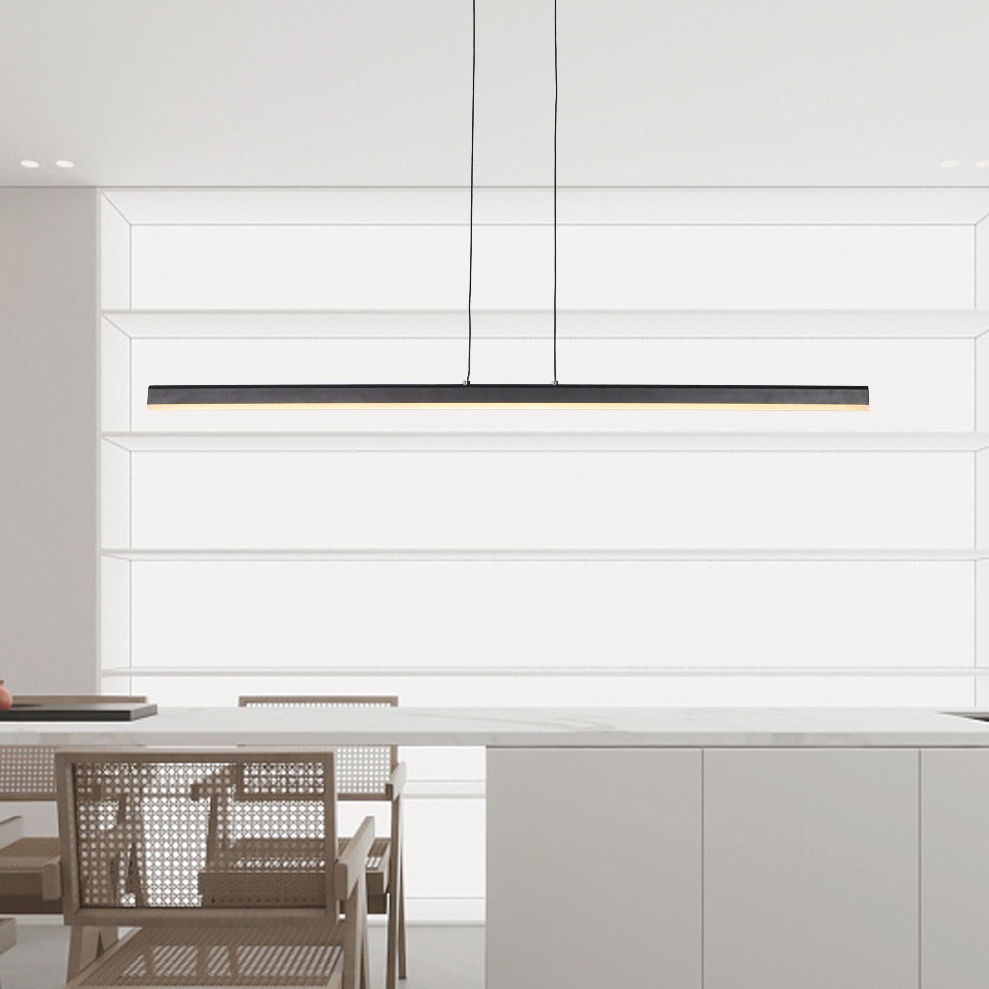 Orren Ellis Mihaila 1 - Light Kitchen Island Linear LED Pendant - Wayfair  Canada