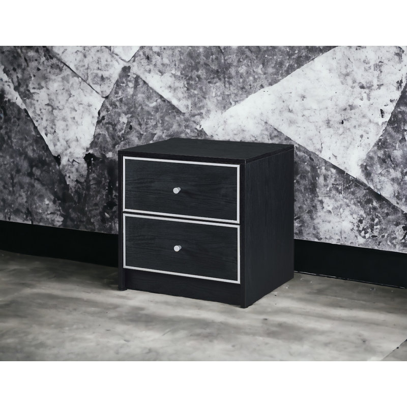 Jabir Black & Silver Accent Table With Variety & Selection