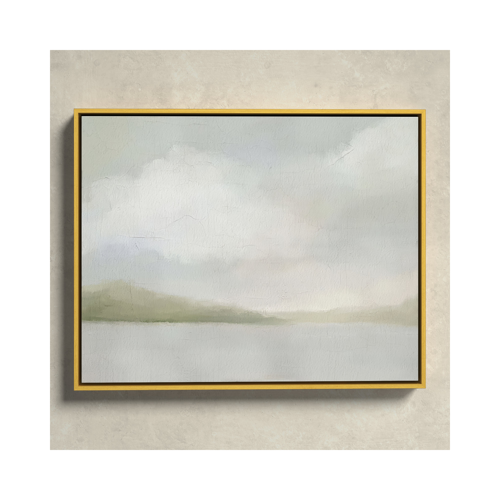 A Tranquil Morning, Gold, 23.5" H x 29.5" W