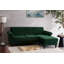 Petoskey 3 Seater Velvet Sofa & Chaise-2112812775