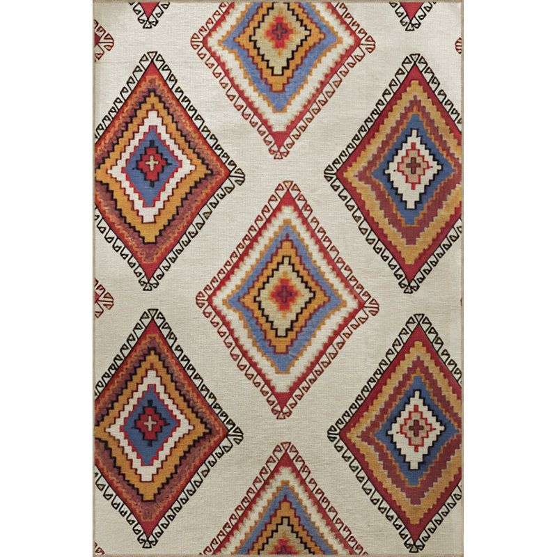 Tapis rectangulaire Jozie, Rectangle 2 pi 8 po x 5 pi