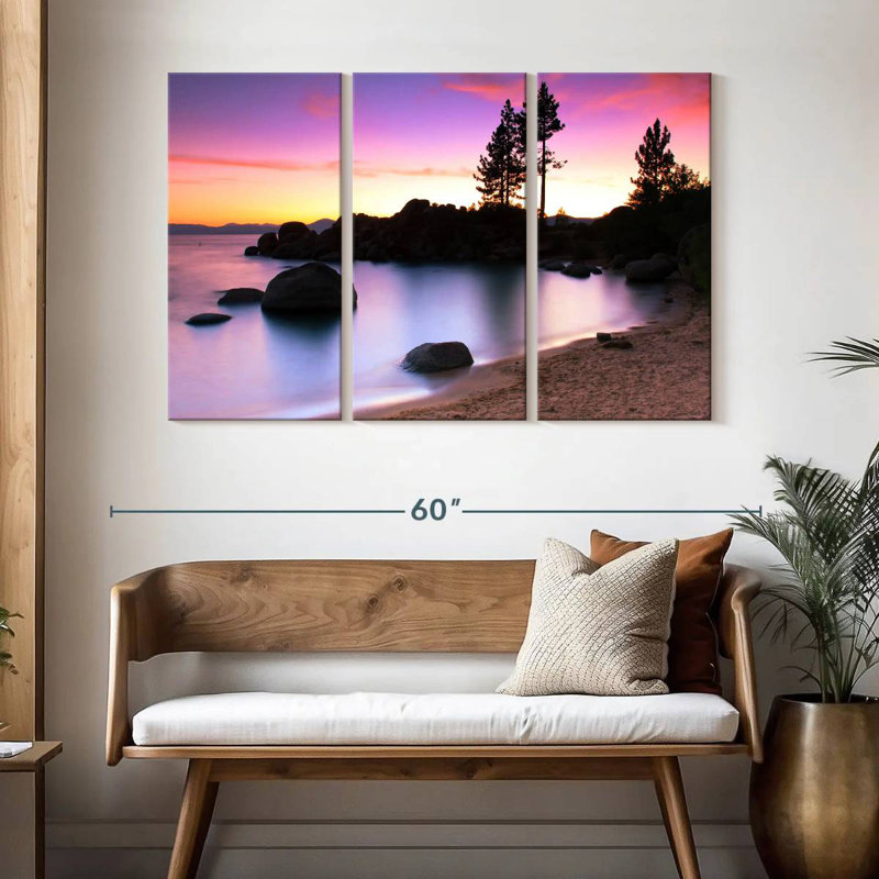 Alvord Lake Tahoe Bay, 32" H x 50" W