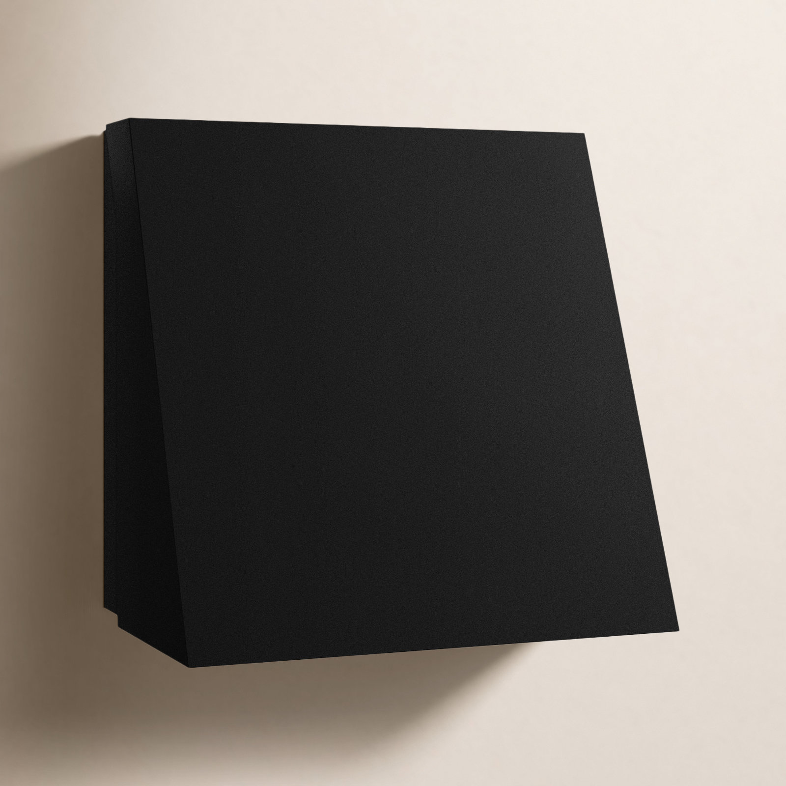 Luther Aluminum LED Wall Light, Black