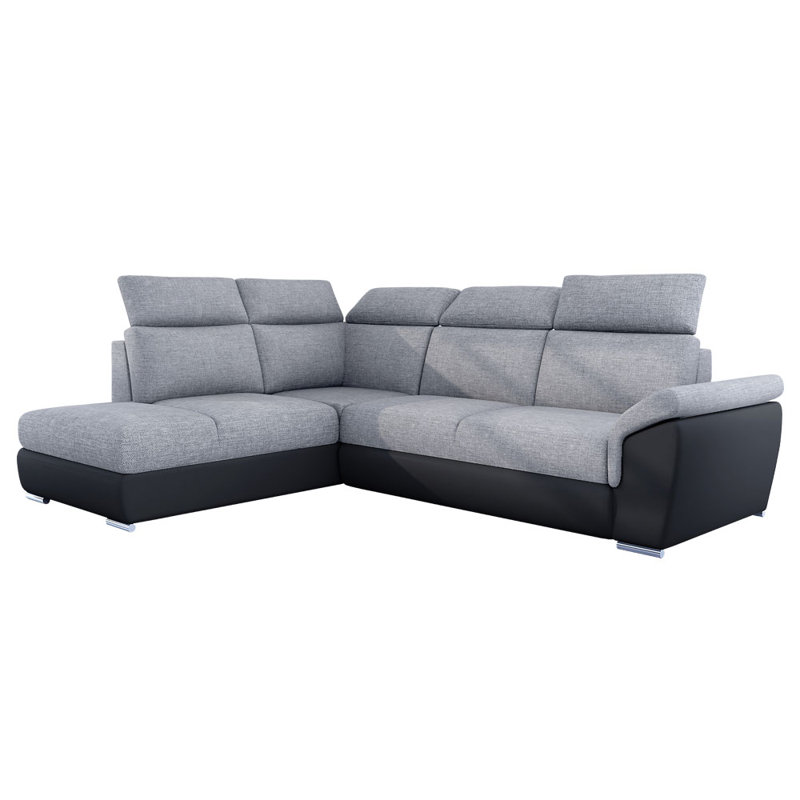 Carpentras 4 Seater Sofa Bed, Left Hand Facing, Grey/Anthracite