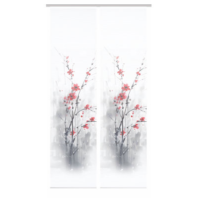 Semi Sheer Sliding Panel Pair