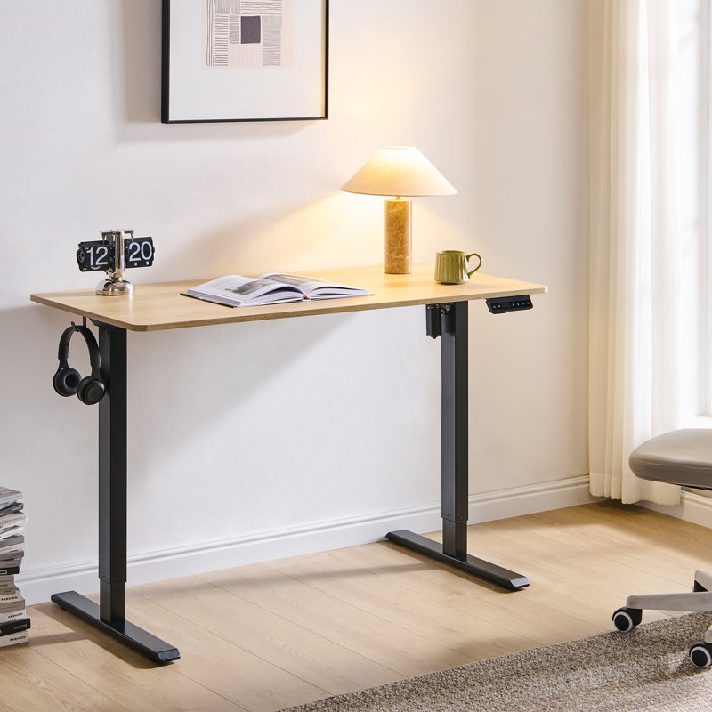 Bureau debout électrique, bureau à hauteur ajustable, bureau assis-debout 23 po x 47 po