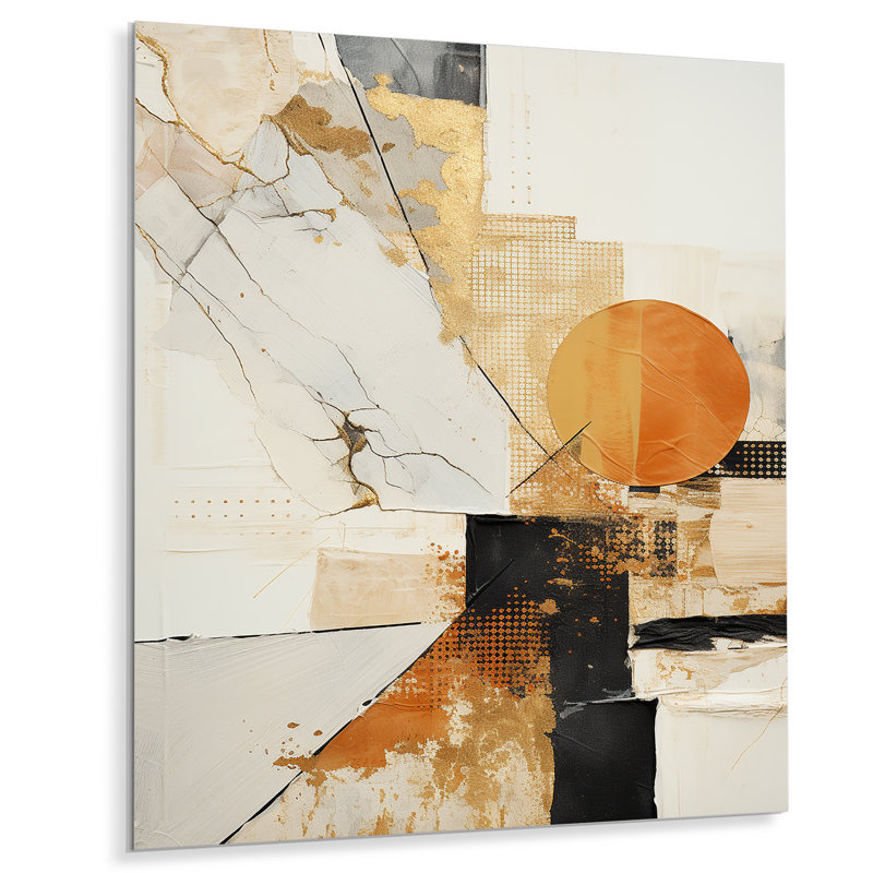 Black Twilight Dream Abstract Collages II - Abstract Collages Metal Wall Art, 20" H x 12" W x 1" D