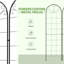 2 treillis de jardin pour plantes grimpantes, treillis extérieur en métal