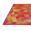 Tapis décoratif orange à motif géométrique Sauceda-1314373178
