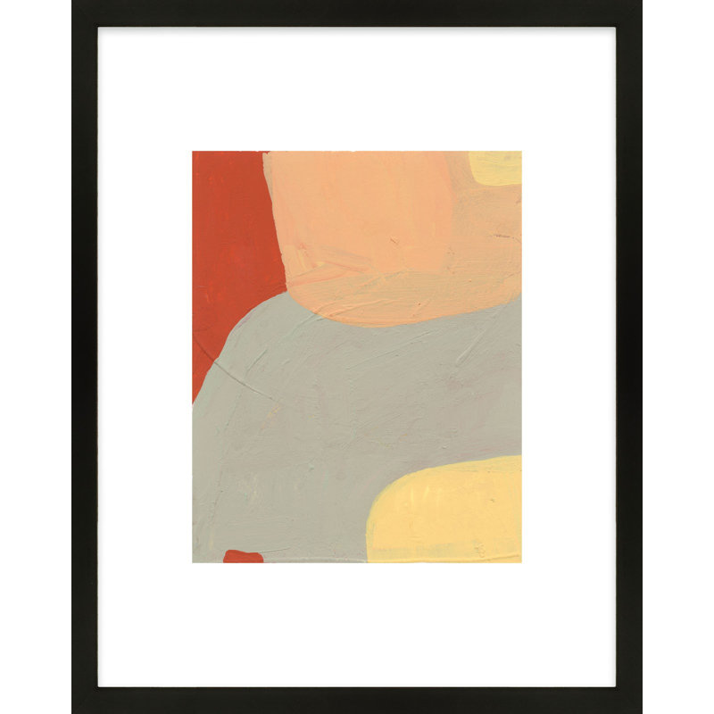 Moments 2 Painting by Andrea Stokes, Black Framed, 20" H x 16" W