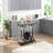 Bar Cart Kitchen Bar&Serving Cart for Home with Wheels 3 -Tier Storage Shelves-1379610415-1378361822
