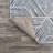 Bystrovany Modern Coastal Geometric Machine-Washable Blue/Cream Rug-1099095501