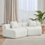 Chenille Curved Modular Sectional Sofa with Pillows-133015624-133015627