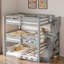 Triple lit superposé avec escalier de rangement-2146350888