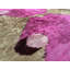 Coussin en velours miroitant magenta - 16 x 16 po | Soie de luxe faite à la main