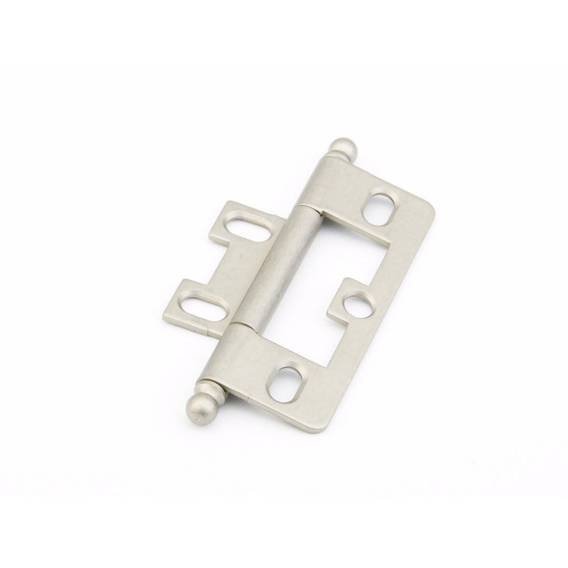 3'' x 0.88'' Metal Traditional Hinge, Distressed Nickel