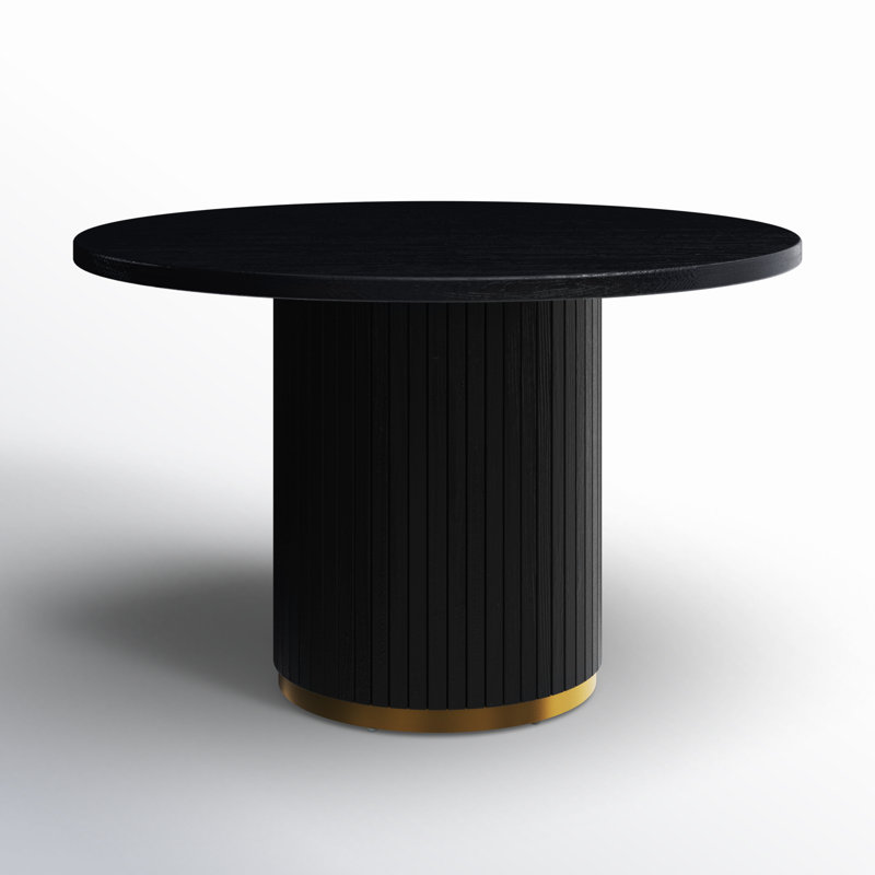 Table de salle à manger Tov Furniture Chelsea, Noir