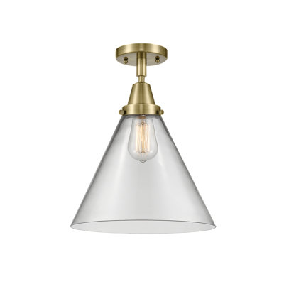 Plafonnier en verre