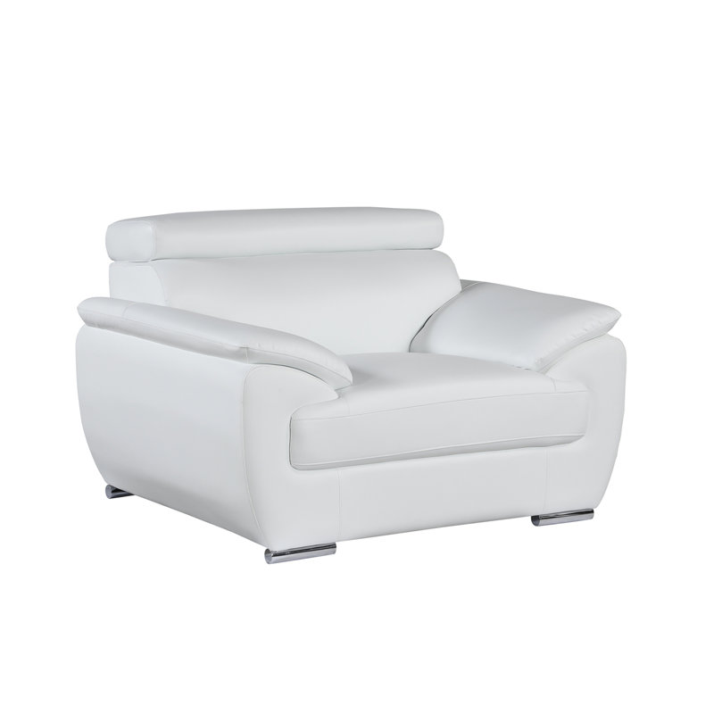 Chaise en cuir véritable