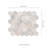 Terra Bella Hexagon 12 in. x 12 in. Honed Marble Mosaic Floor and Wall Tile