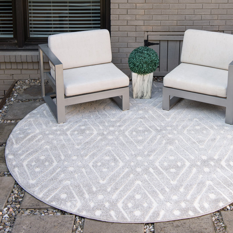 Sabrina Soto Ella Indoor/Outdoor Rug, Round 8'