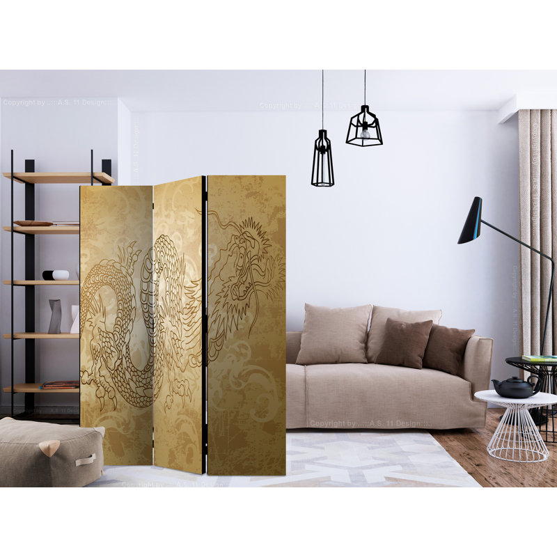 Room Divider - Dragon [Room Dividers], 3, 172cm H x 135cm W x 3cm D