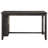 Counter Height Dining With Gray Finish - 5pc 4 Stools And Storage Multifunctional Built-in Bookcase