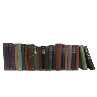 Livres décoratifs - Livres d'histoire britannique rétro - Livres au pied