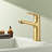 Solid Brass Single-Handle Bathroom Faucet With Pop-Up Drain, Cupc Certified Ceramic Cartridge-123298080