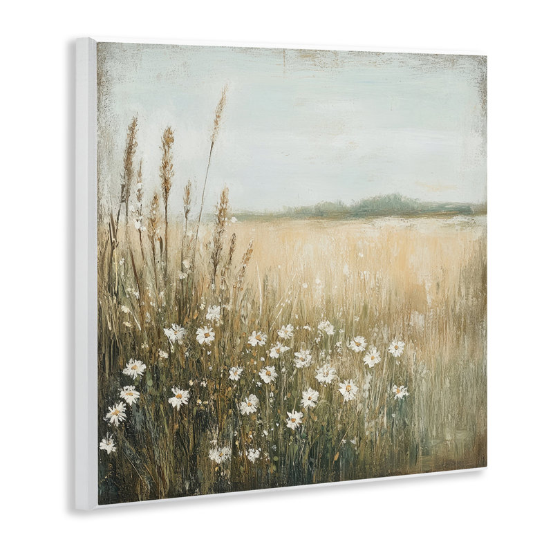«Daisy Dream Landscape», plaque murale par Petal Prints Design