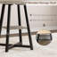 Metal Base Dining Table