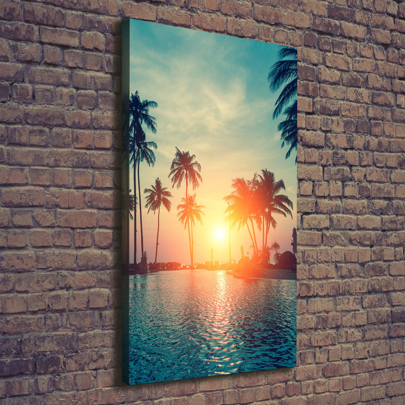 Tropical Beach - Wrapped Canvas Print