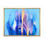 «Twistent Wavy Shape In Motion I», reproduction sur toile avec cadre flottant-59625948-59625952