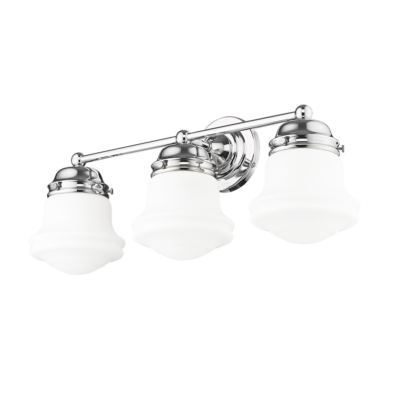 Éclairage pour meuble-lavabo à 3 lumières Wilsall, Chrome