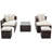 Ailanie 4 - Person Patio Conversation Set