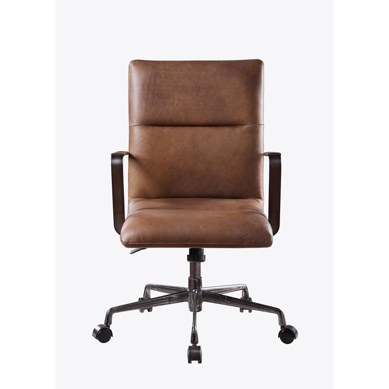 Fauteuil de conférence en cuir véritable Springtown