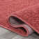 Asalia Solid Low-Pile Red Rug