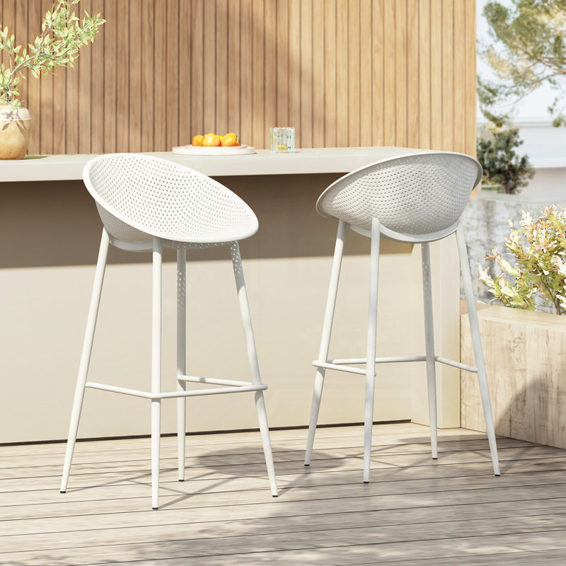 Barstool(Set Of 2), White
