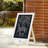 29.75"H Fiberboard Free Standing Chalkboard-56570286